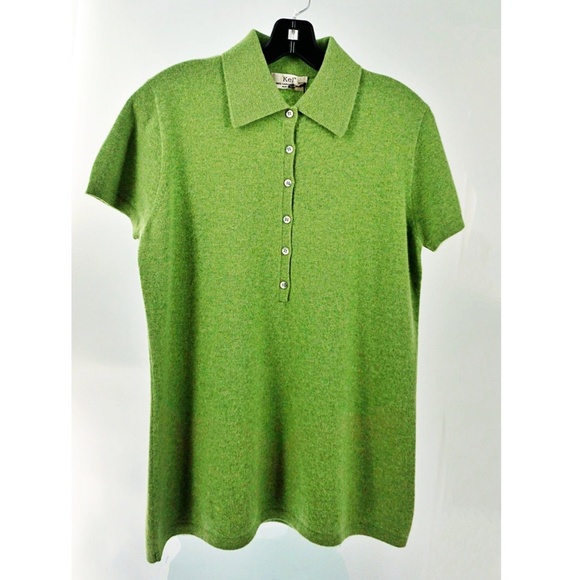 Corte di Kel Highest Quality, All Handmade, 2-Ply Cashmere Sweater Blouse - Picture 1 of 3